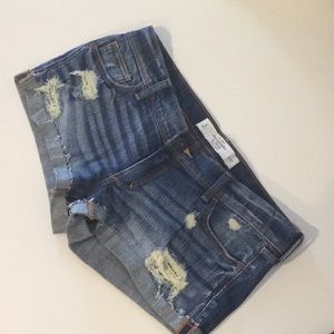 Abercrombie & Fitch Distressed Shorts 27 waist NWT